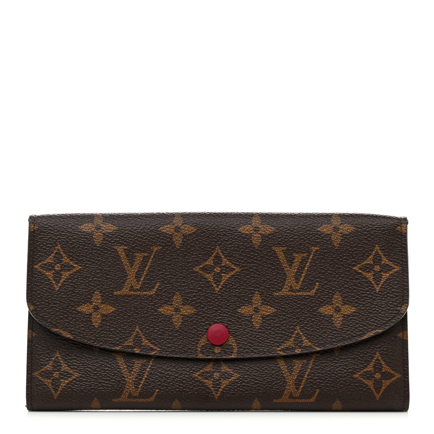 Louis Vuitton Monogram Emilie Wallet Fuchsia 1 of 7