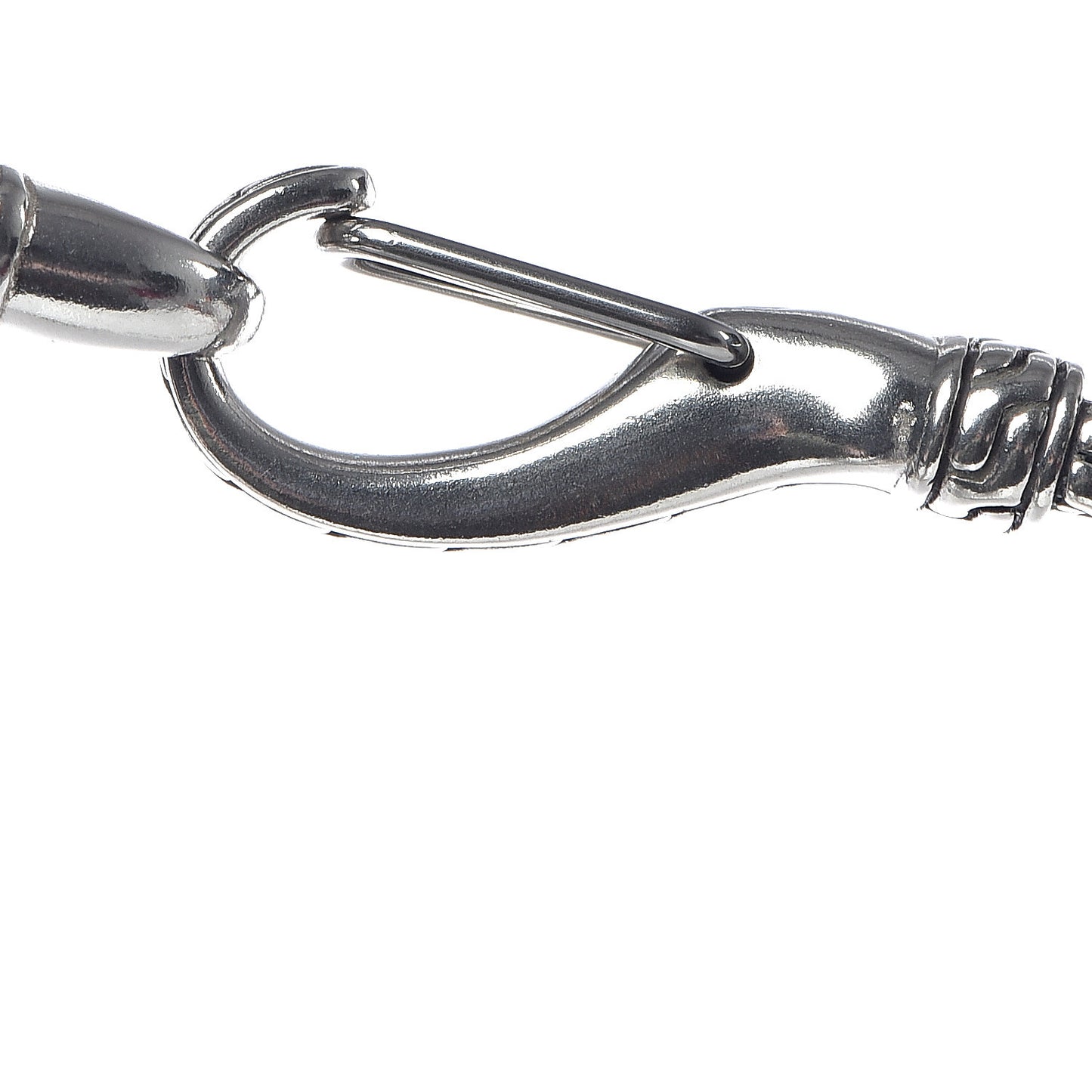 Sterling Silver Classic Chain Interlocking Necklace
