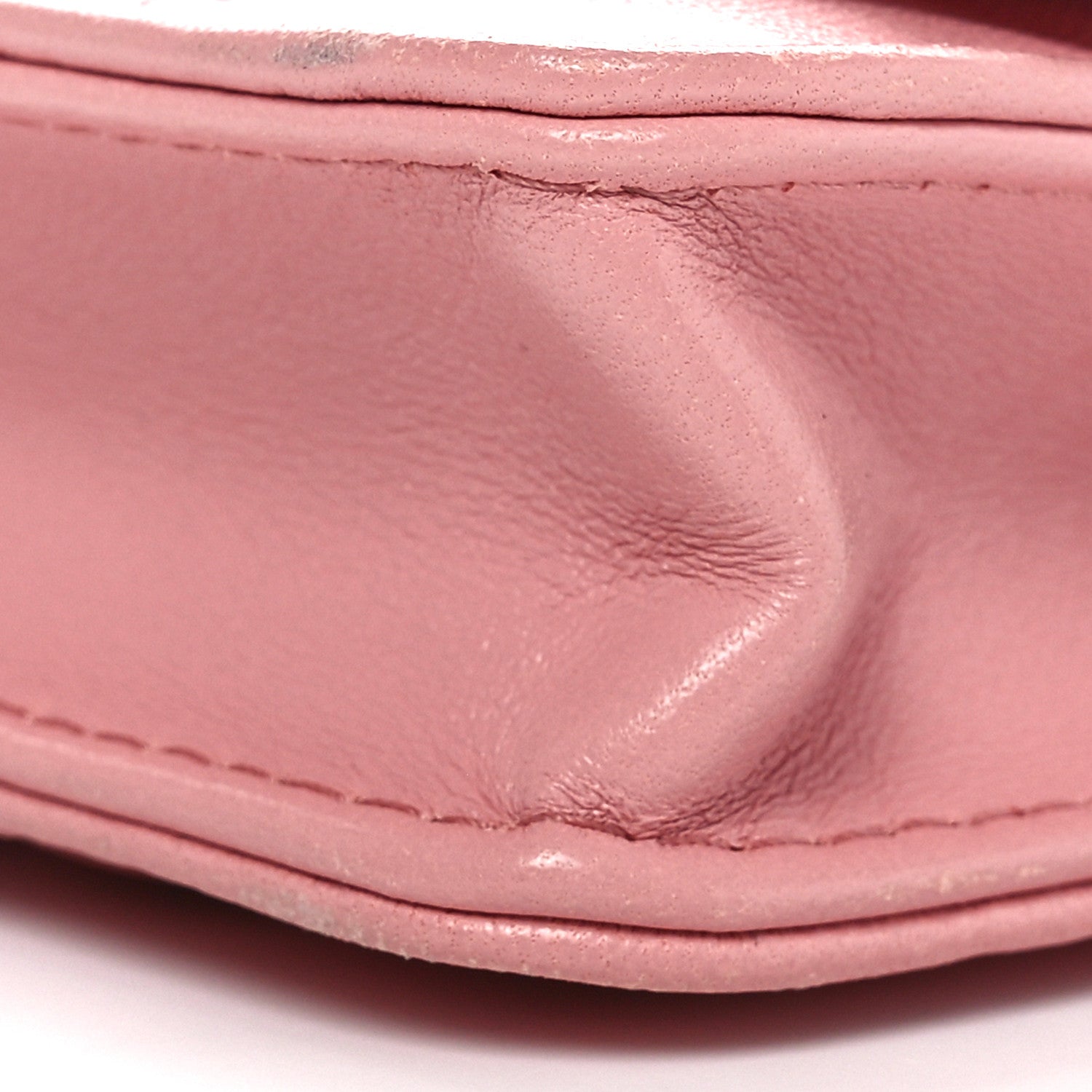 Chanel Lambskin Quilted Chanel 19 Flap Card Holder With Chain Rose 10 of 12