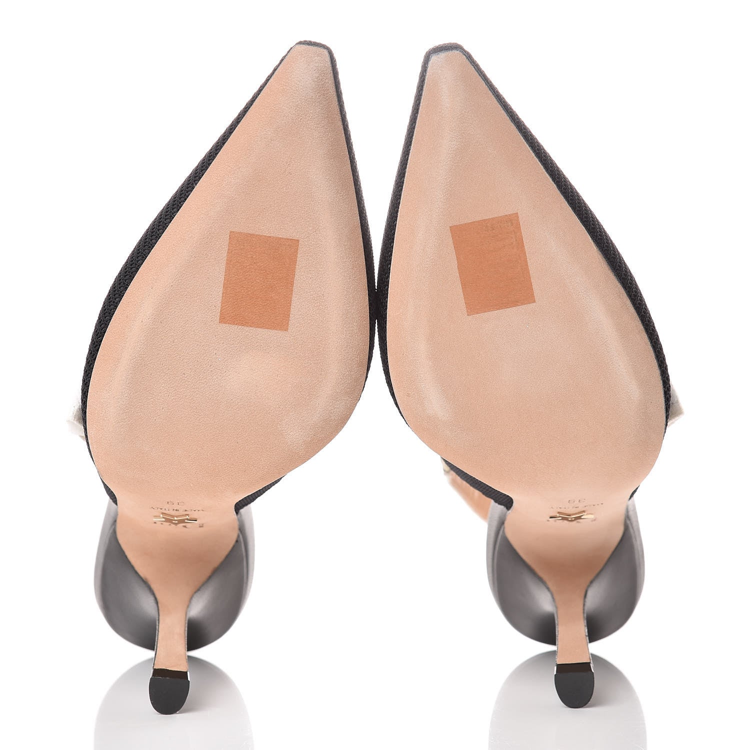 Christian Dior Technical Canvas Ribbon J'Adior Slingback 100mm Pumps 39 Black 5 of 9