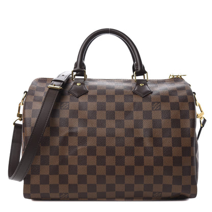 Louis Vuitton Damier Ebene Speedy Bandouliere 30 1 of 10