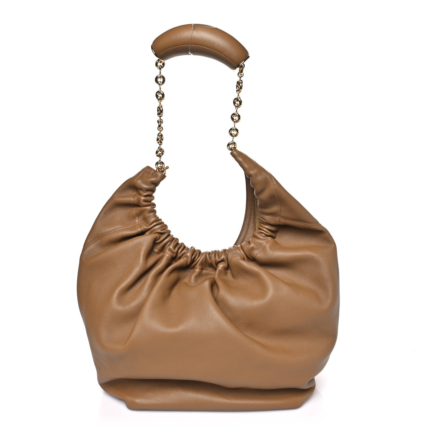 Loewe Mellow Nappa Small Squeeze Bag Oak 1 of 9