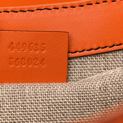 Gucci Microguccissima Medium Emily Chain Shoulder Bag Sun Orange 7 of 10