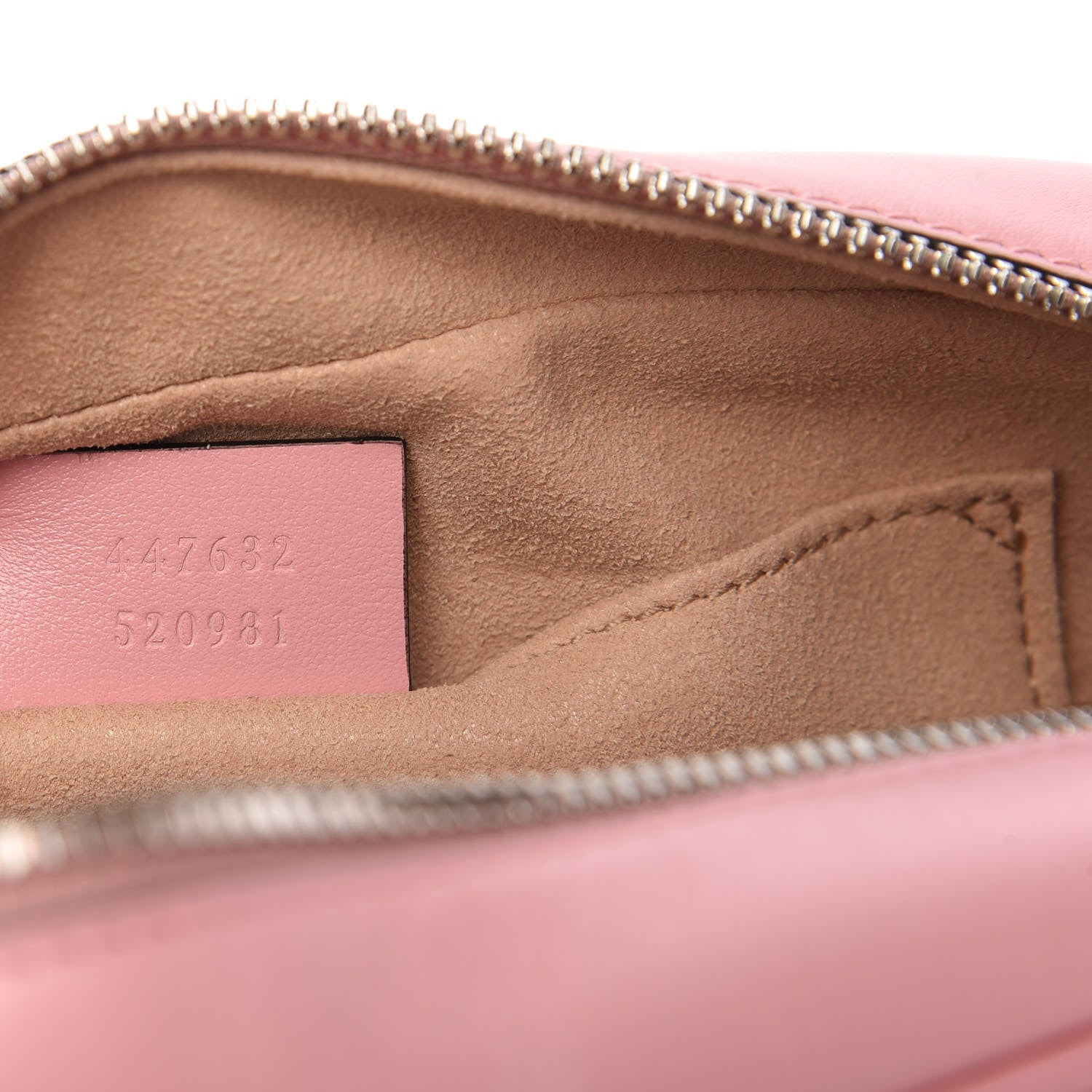 Gucci Calfskin Matelasse Small GG Marmont Chain Shoulder Bag Wild Rose 9 of 10