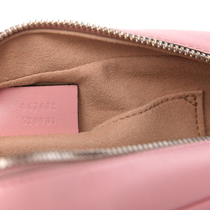 Gucci Calfskin Matelasse Small GG Marmont Chain Shoulder Bag Wild Rose 9 of 10