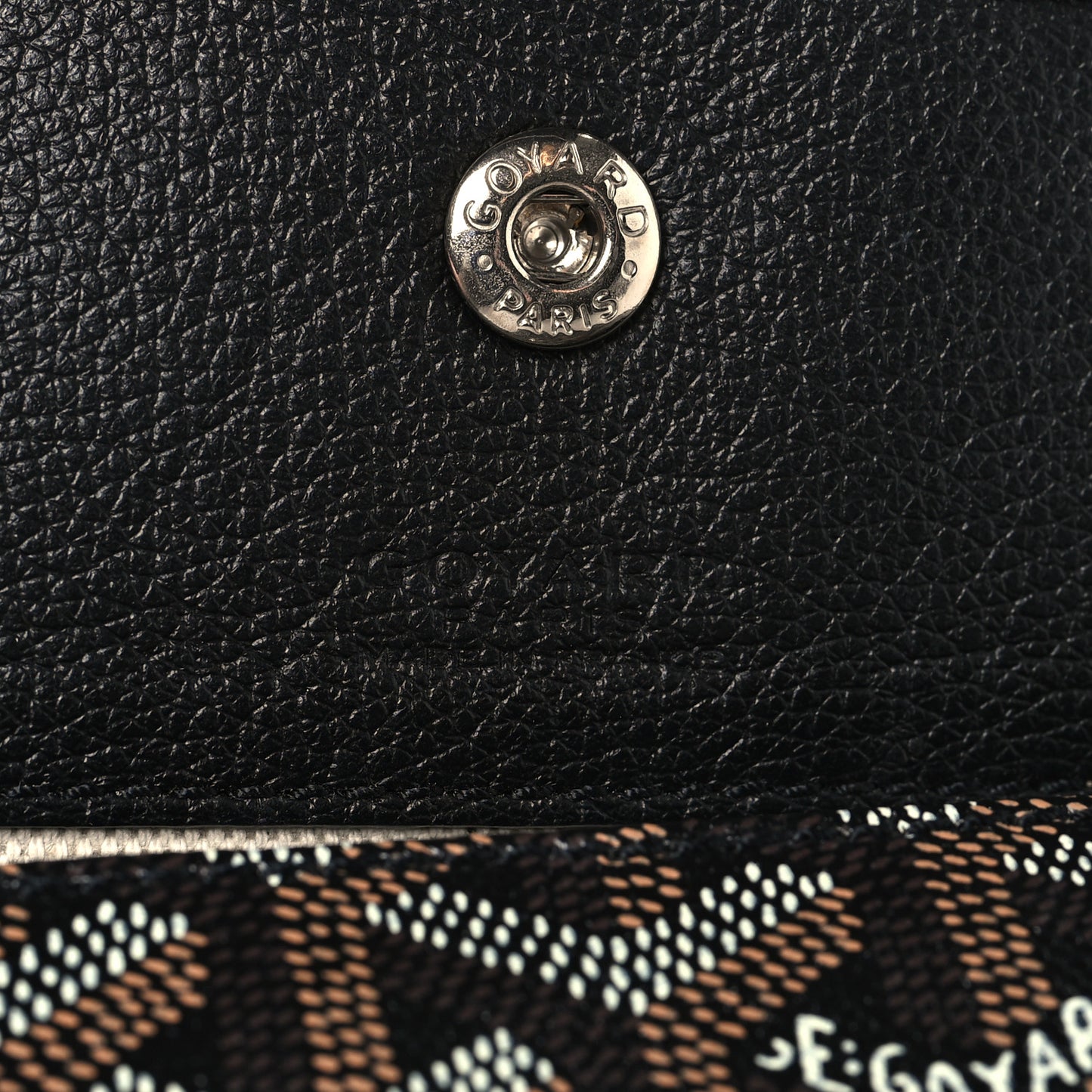 Goyardine Pouch Black