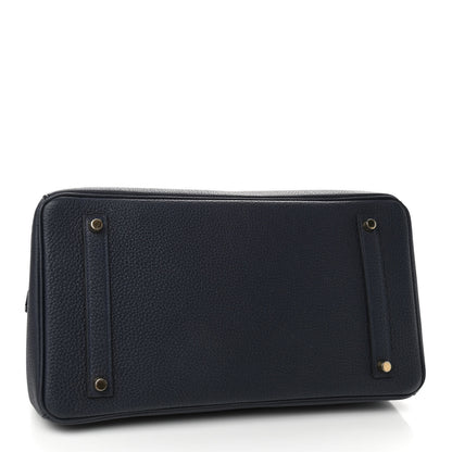 Hermes Togo Birkin 35 Bleu Nuit 4 of 10