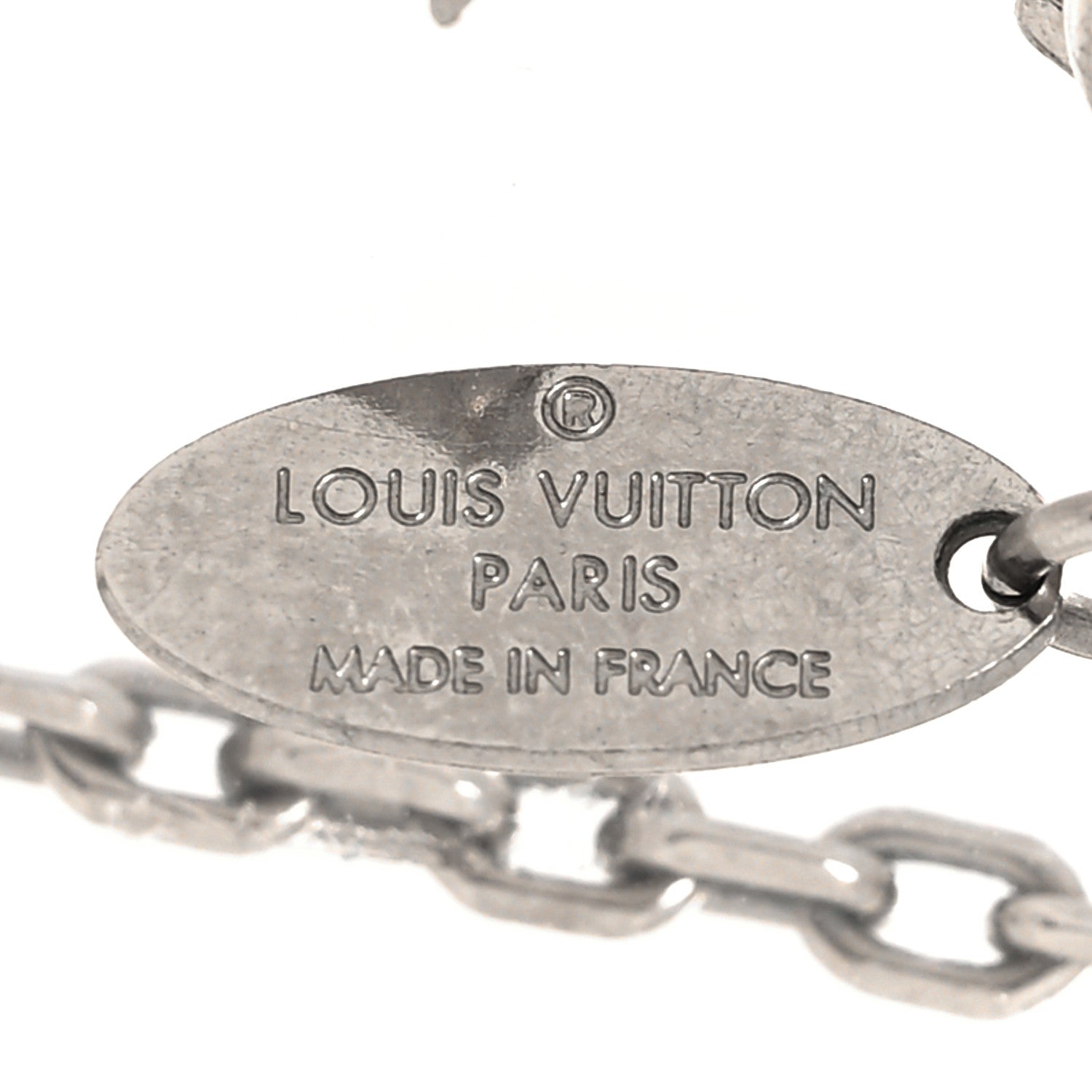 Louis Vuitton Swarovski Gamble Short Necklace Silver 5 of 6