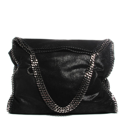 Stella McCartney Faux Leather Shaggy Deer Falabella Big Tote Black 1 of 9