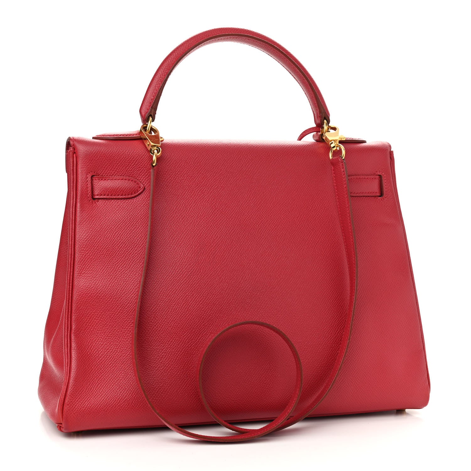Hermes Epsom Kelly Retourne 32 Rouge Vif 2 of 14