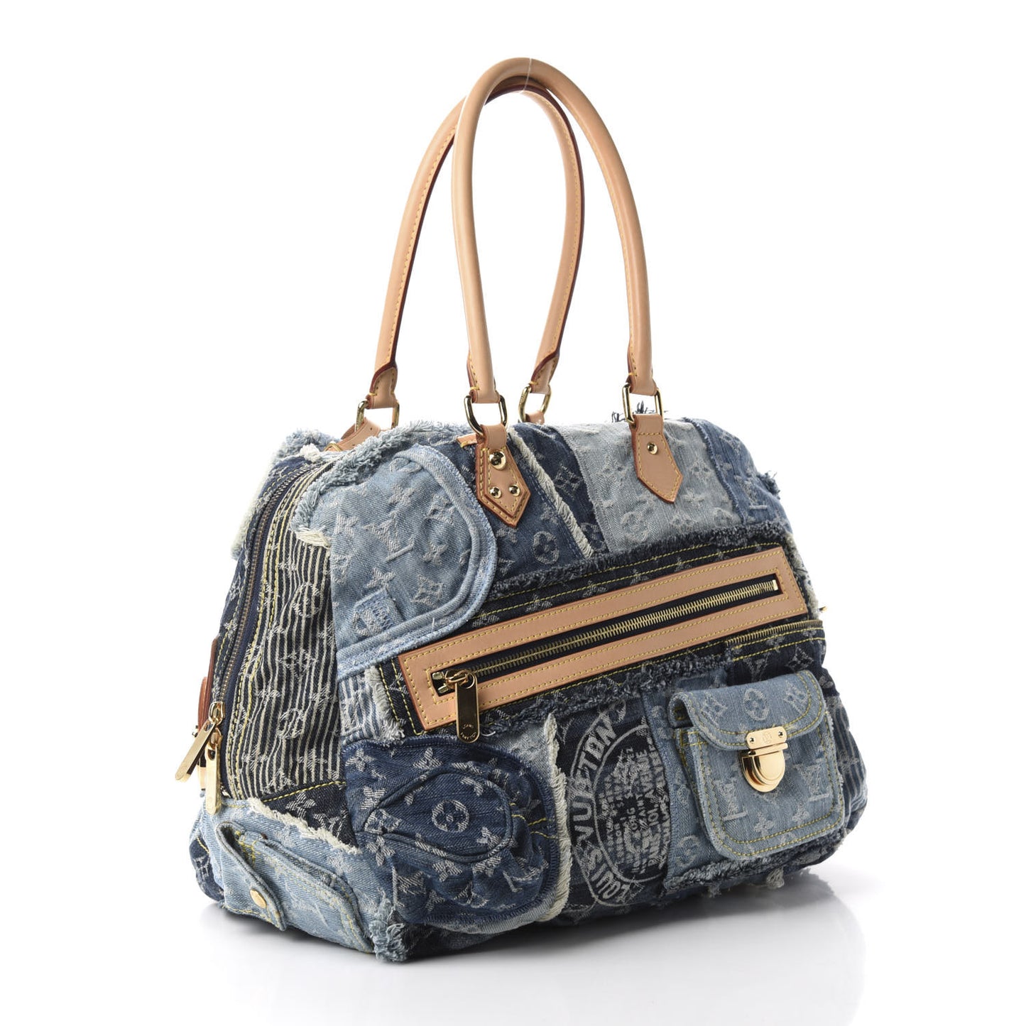 Denim Patchwork Bowly Blue
