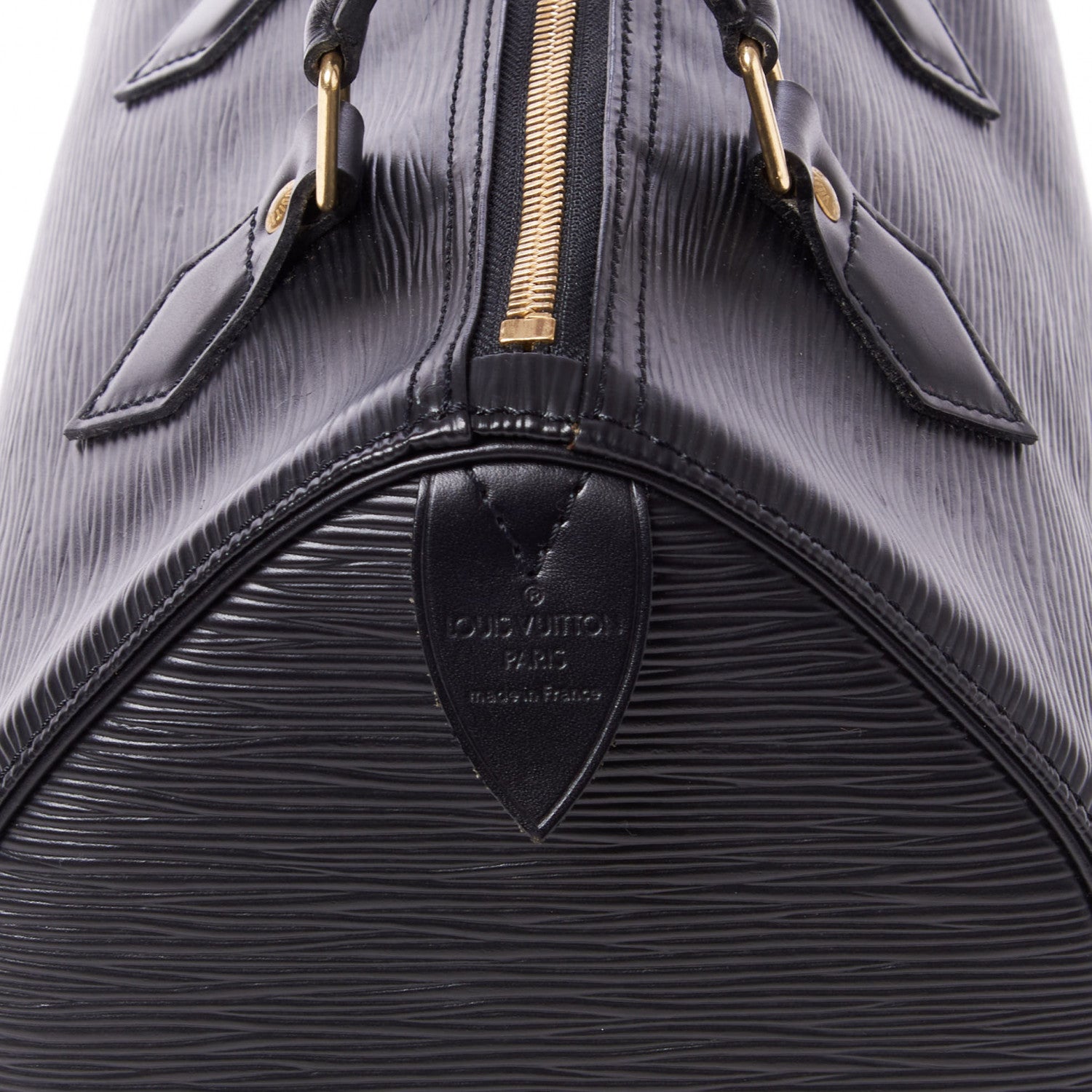 Louis Vuitton Epi Speedy 25 Black 5 of 9