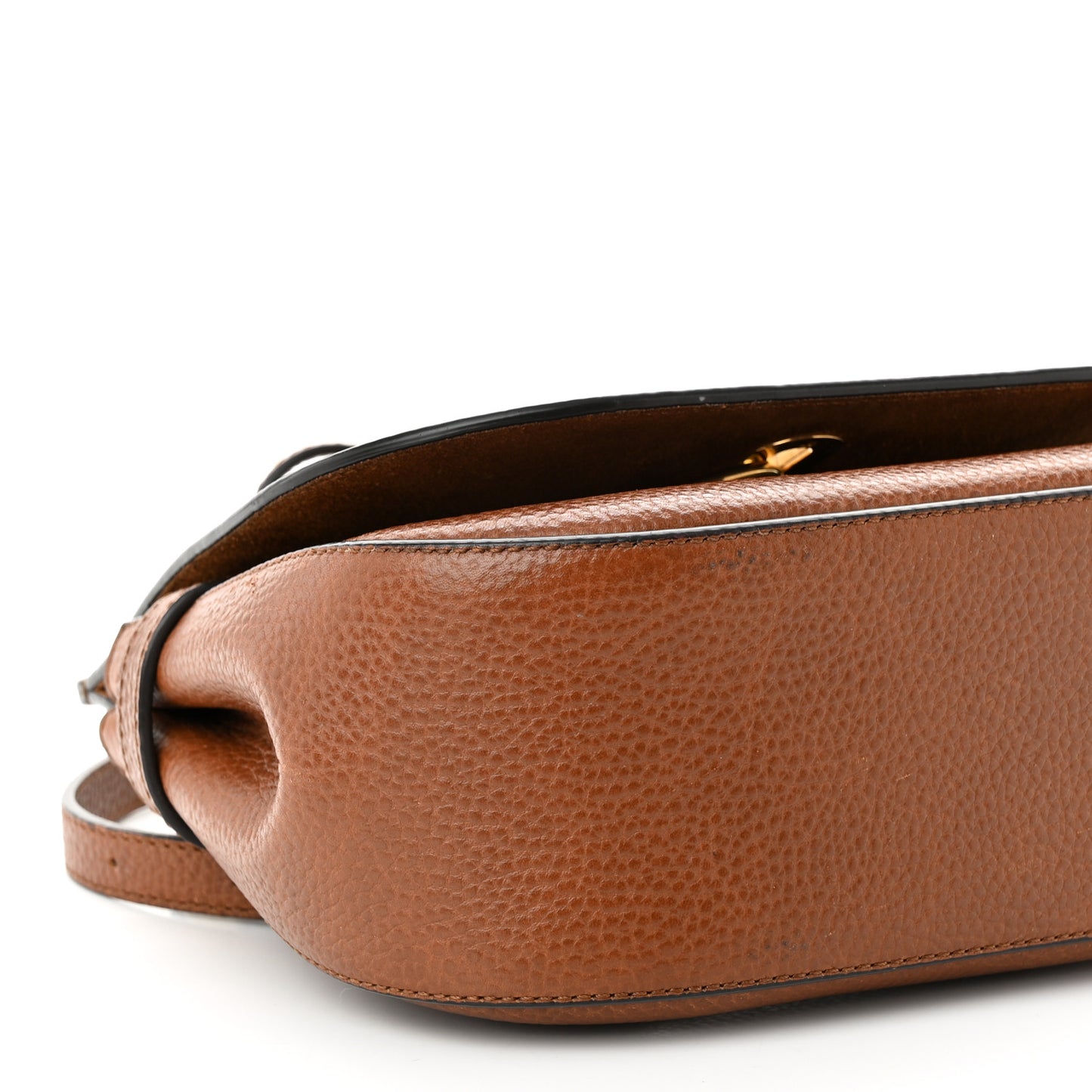 Small Classic Grain Calfskin Small Amberley Satchel Oak