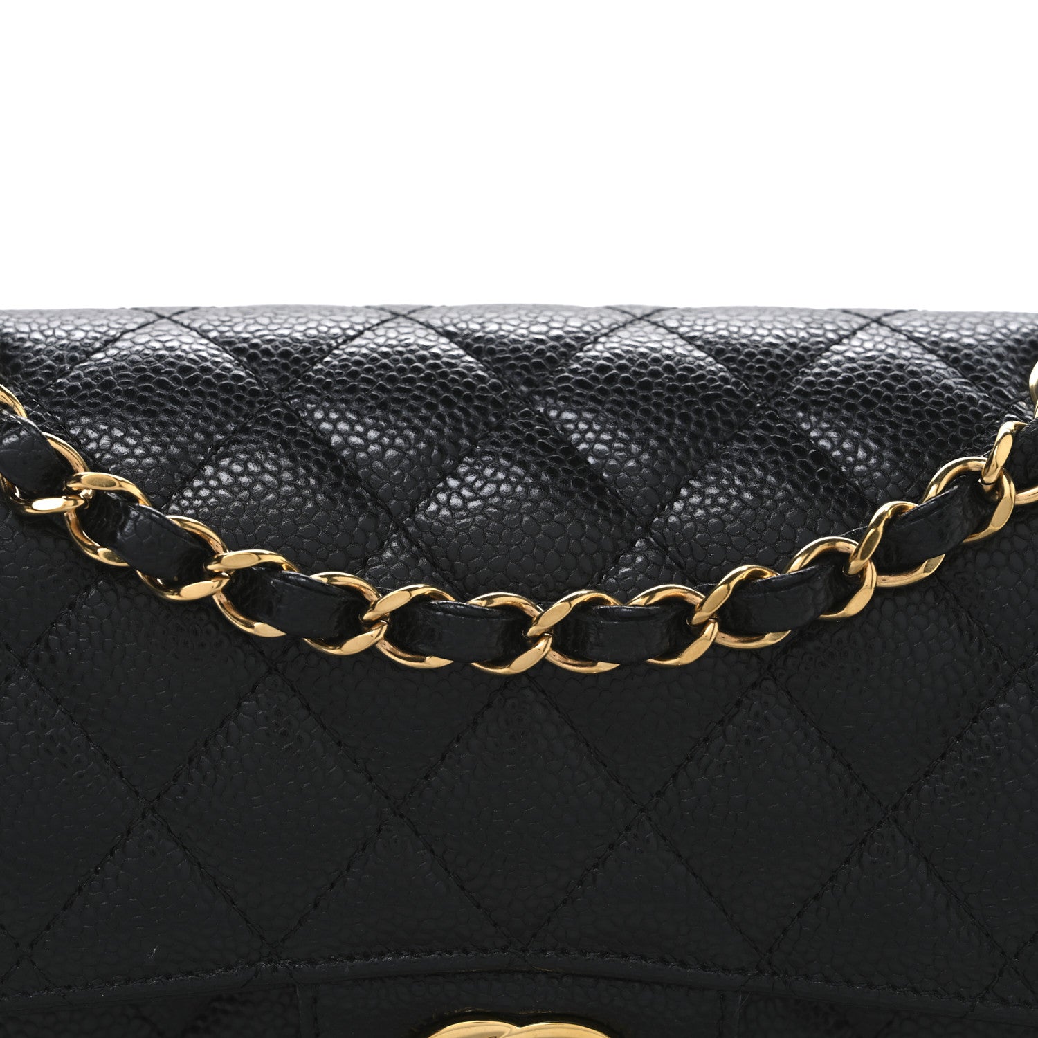 Chanel Caviar Quilted Small Double Flap Black 8 of 10