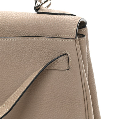 Hermes Taurillon Clemence Kelly Retourne 28 Gris Tourterelle 37 of 43