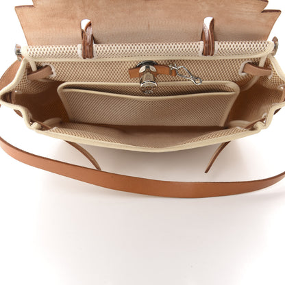 Hermes Toile Vache Herbag 30 PM Natural 5 of 10