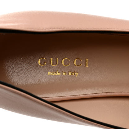 Gucci Malaga Kid GG Marmont Fringe Platform Loafer Pumps 35.5 Perfect Pink 7 of 9