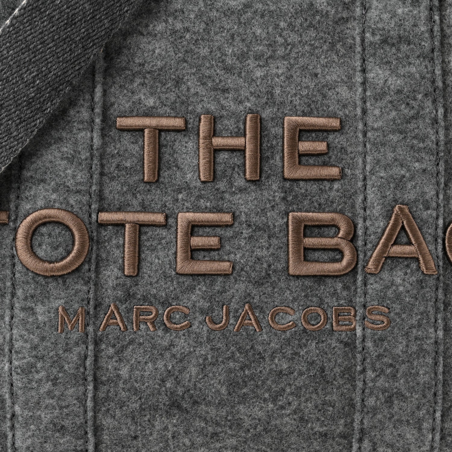 Marc Jacobs Felt Medium The Tote Bag Gray 6 of 8