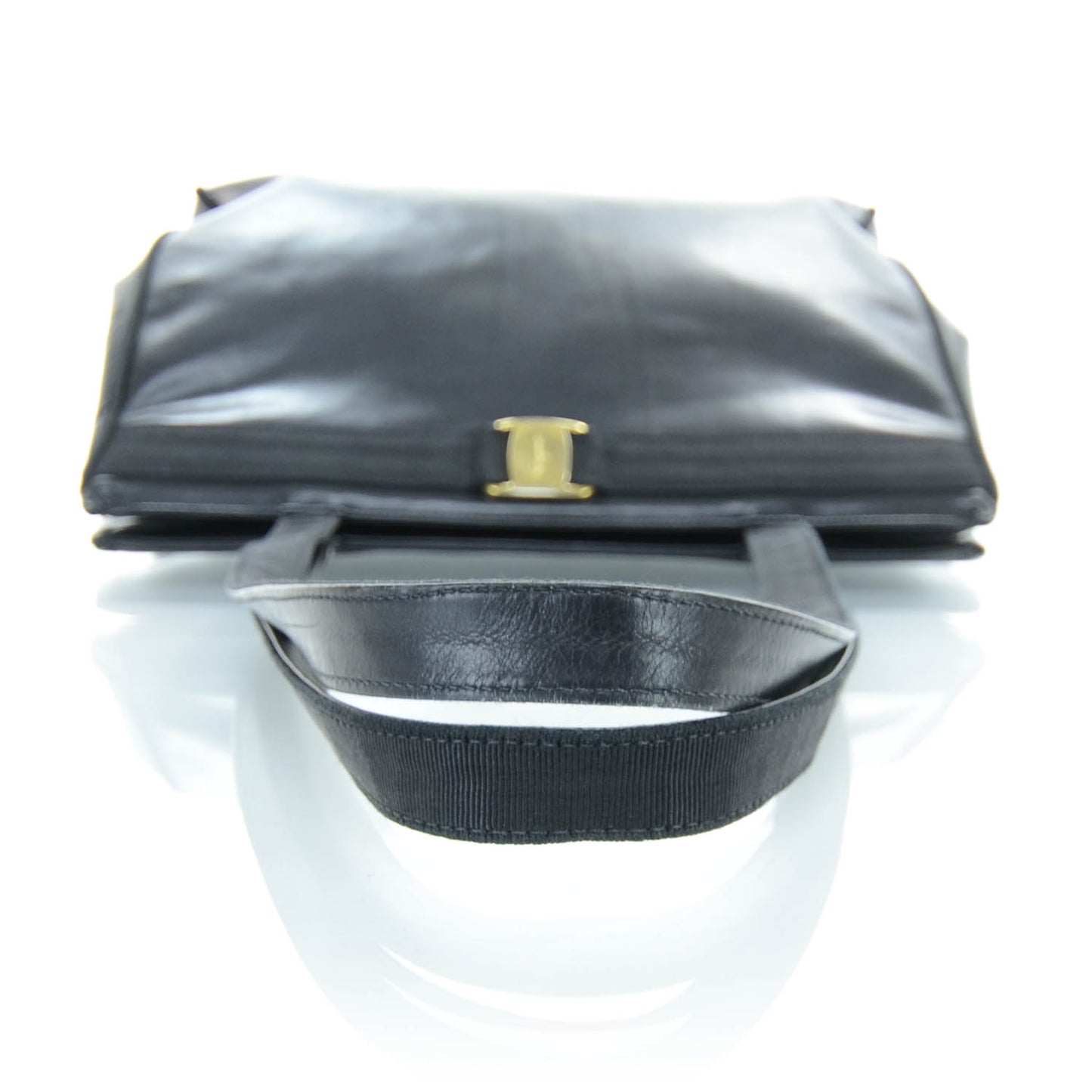 SALVATOREFERRAGAMOLeatherToteBlack