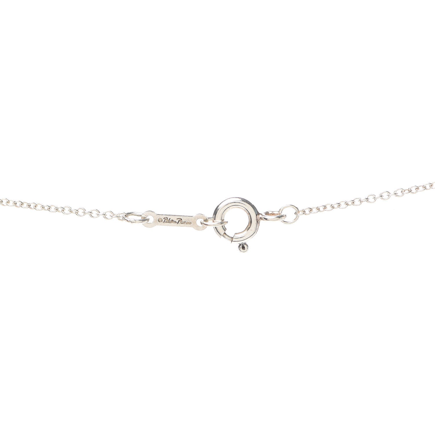 Tiffany Sterling Silver Paloma Picasso Olive Leaf Heart Branch Pendant Necklace 4 of 5