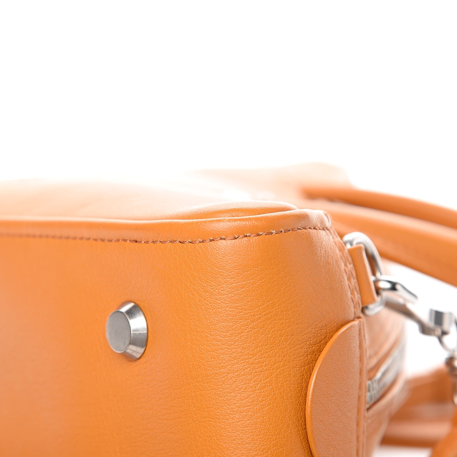Balenciaga Calfskin S Triangle Duffle Orange 11 of 11