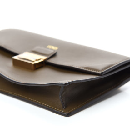 Fendi Vitello Grace Matte Kan U Wallet On Chain Wood 7 of 11