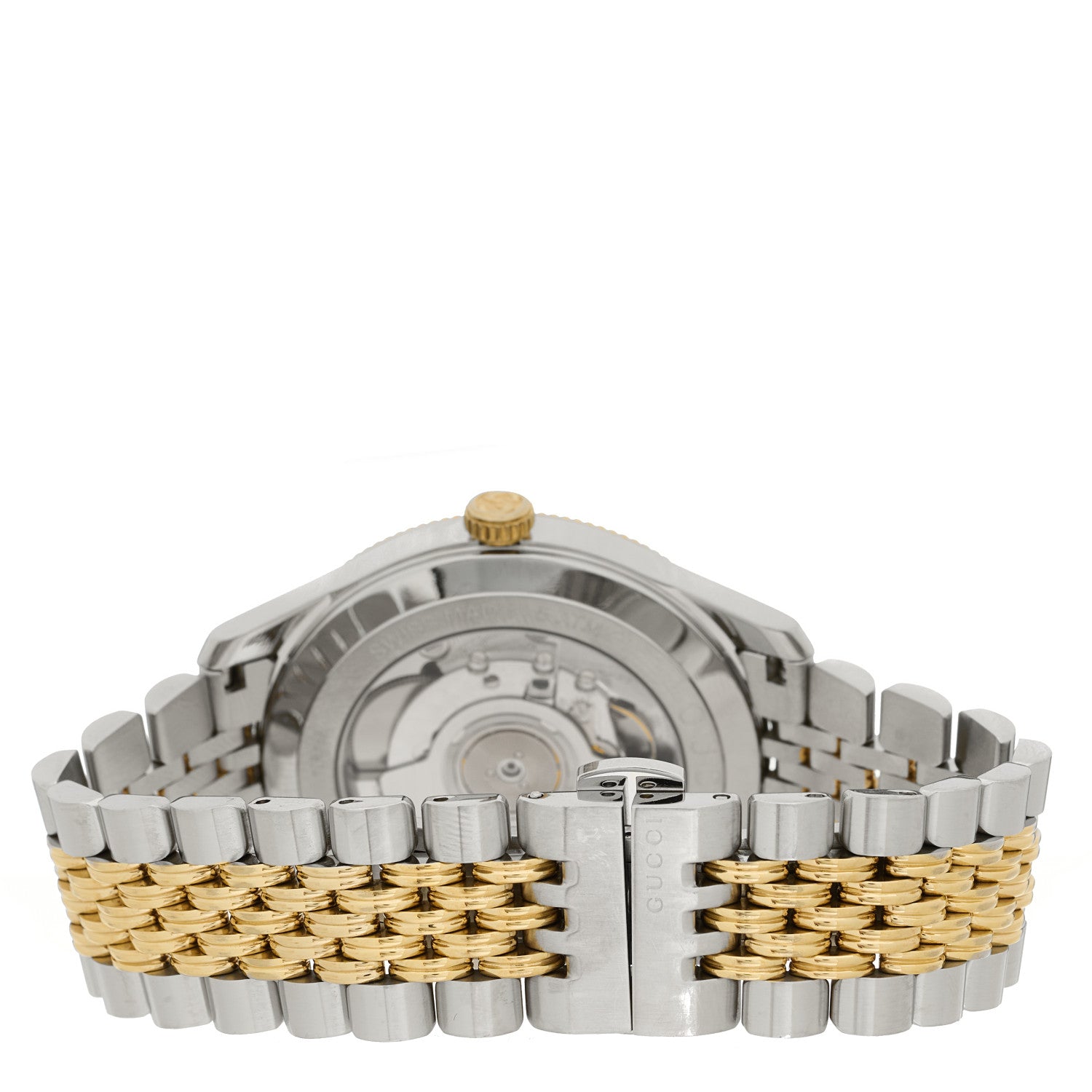 Gucci Stainless Steel 40mm G-Timeless Two Tone Charm Automatic Watch 3 of 4