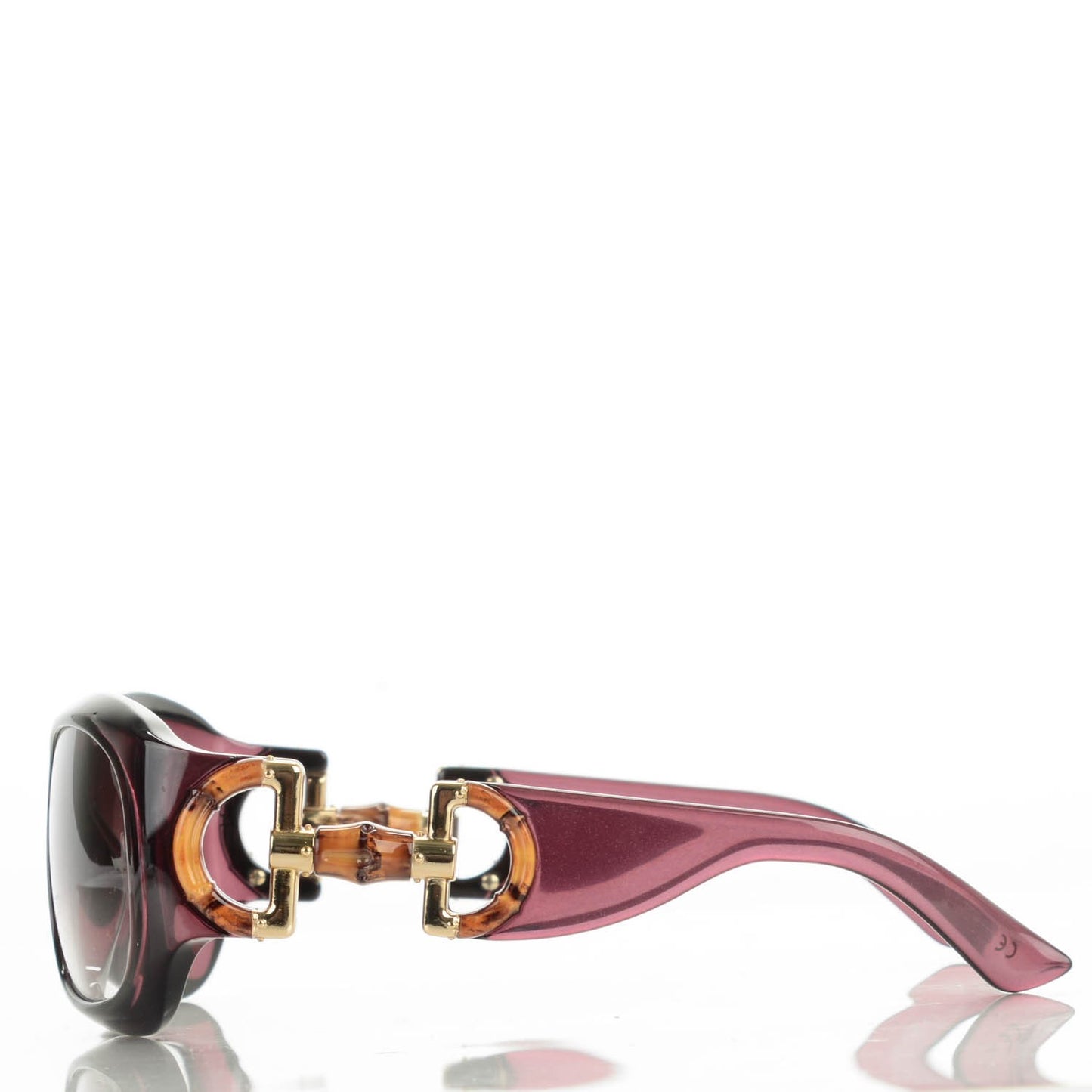 Bamboo Horsebit 2970/S Sunglasses Dark Purple