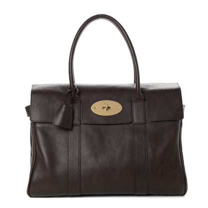 Mulberry Classic Grain Calfskin Bayswater Chocolate 1 of 9