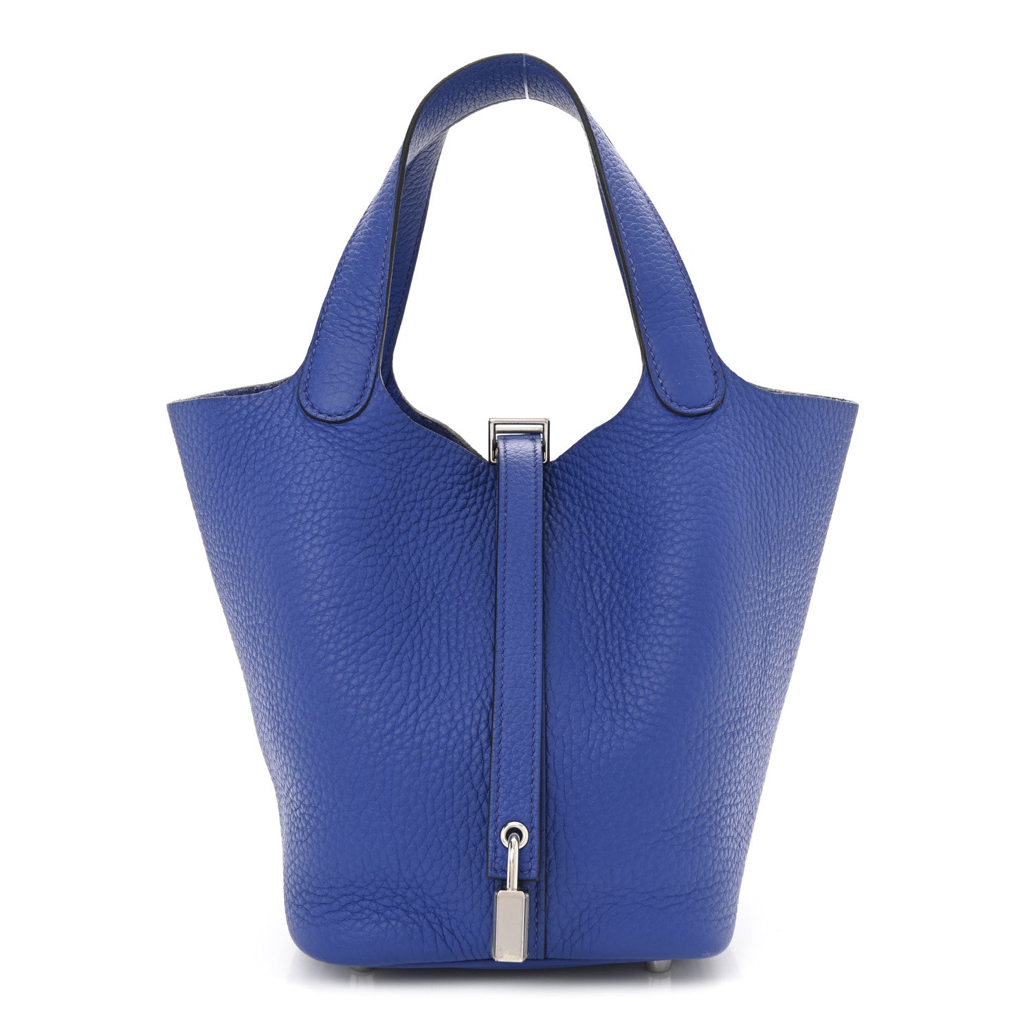 Hermes Taurillon Clemence Picotin Lock 18 PM Bleu Royal 1 of 12