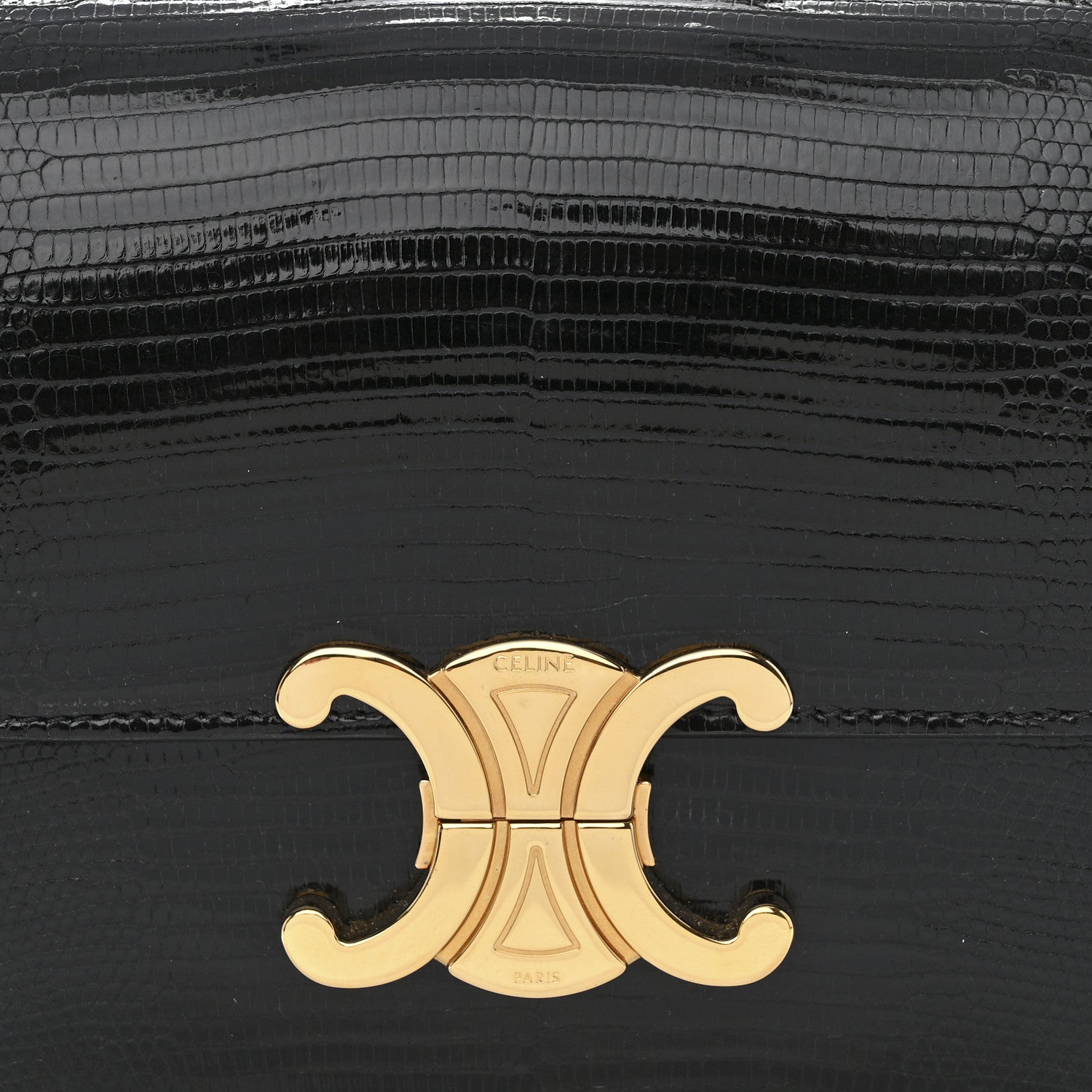 Celine Lizard Teen Triomphe Black 9 of 12