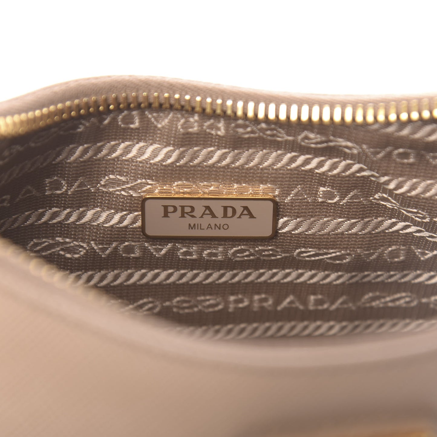 Saffiano Re-Edition 2005 Shoulder Bag Cammeo Beige