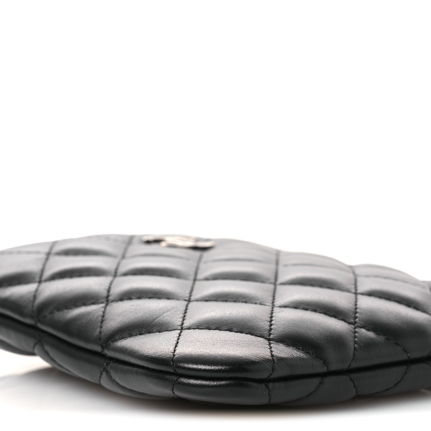 Lambskin Quilted Crossbody Bag Black