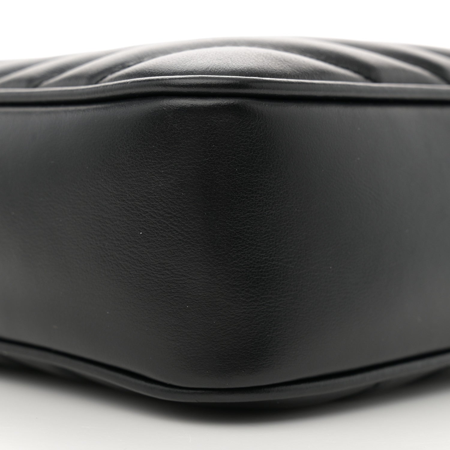 Saint Laurent Calfskin Matelasse Monogram Monochrome Lou Camera Bag Black 9 of 10
