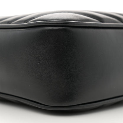 Saint Laurent Calfskin Matelasse Monogram Monochrome Lou Camera Bag Black 9 of 10