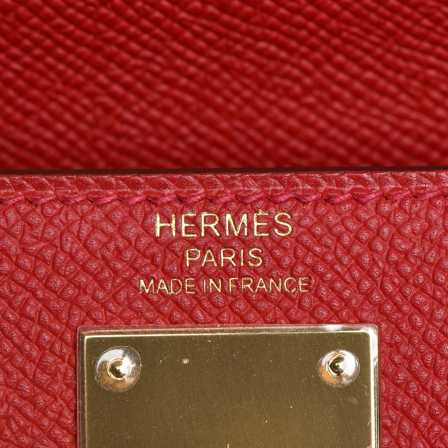 Hermes Epsom Kelly Sellier 28 Rouge Casaque 13 of 33