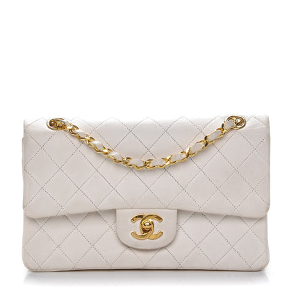 Chanel Lambskin Quilted Small Double Flap White 1 of 19