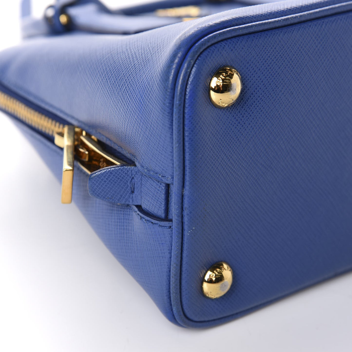 Saffiano Lux Small Promenade Tote Azzurro