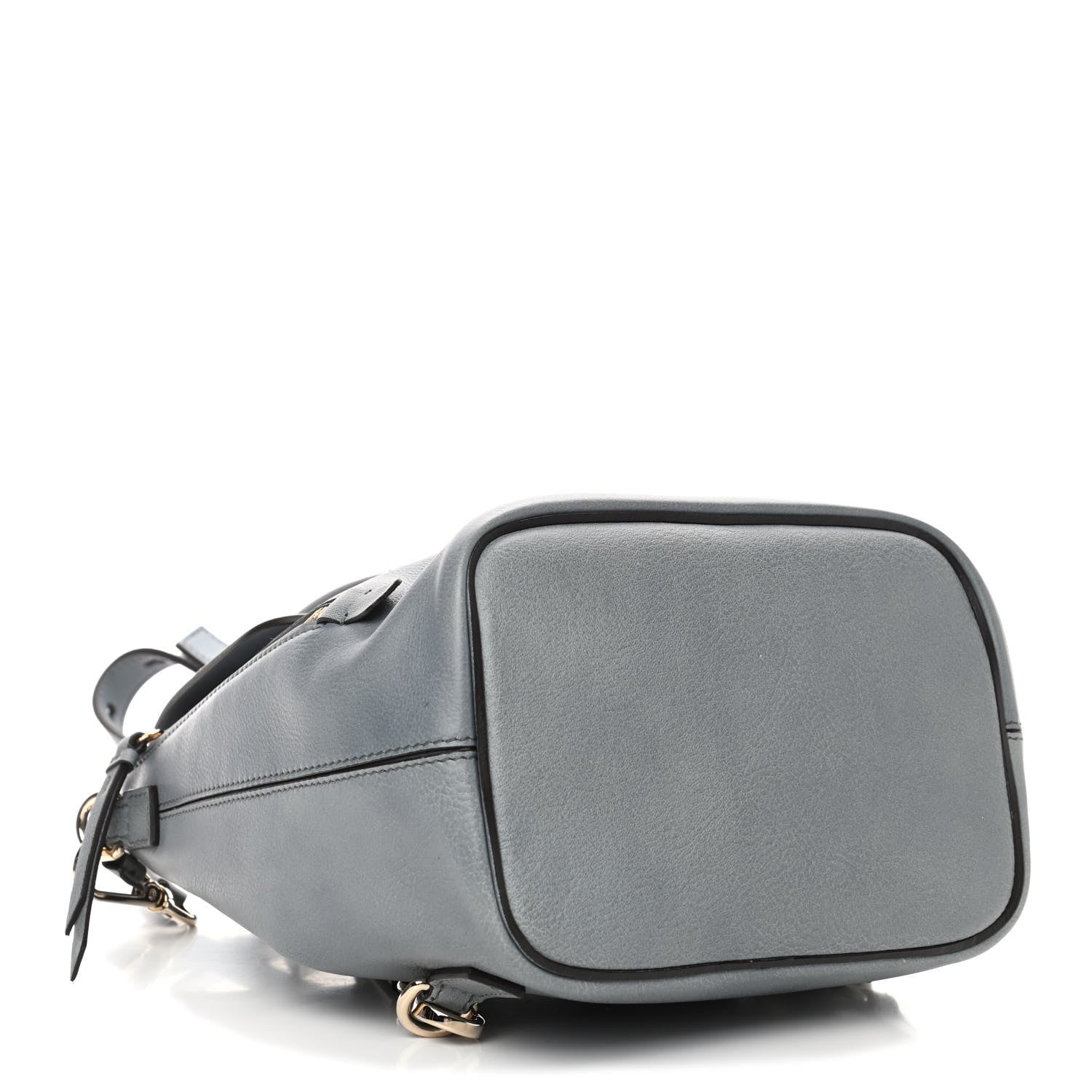Chloe Suede Calfskin Small Faye Backpack Cloudy Blue 3 of 4