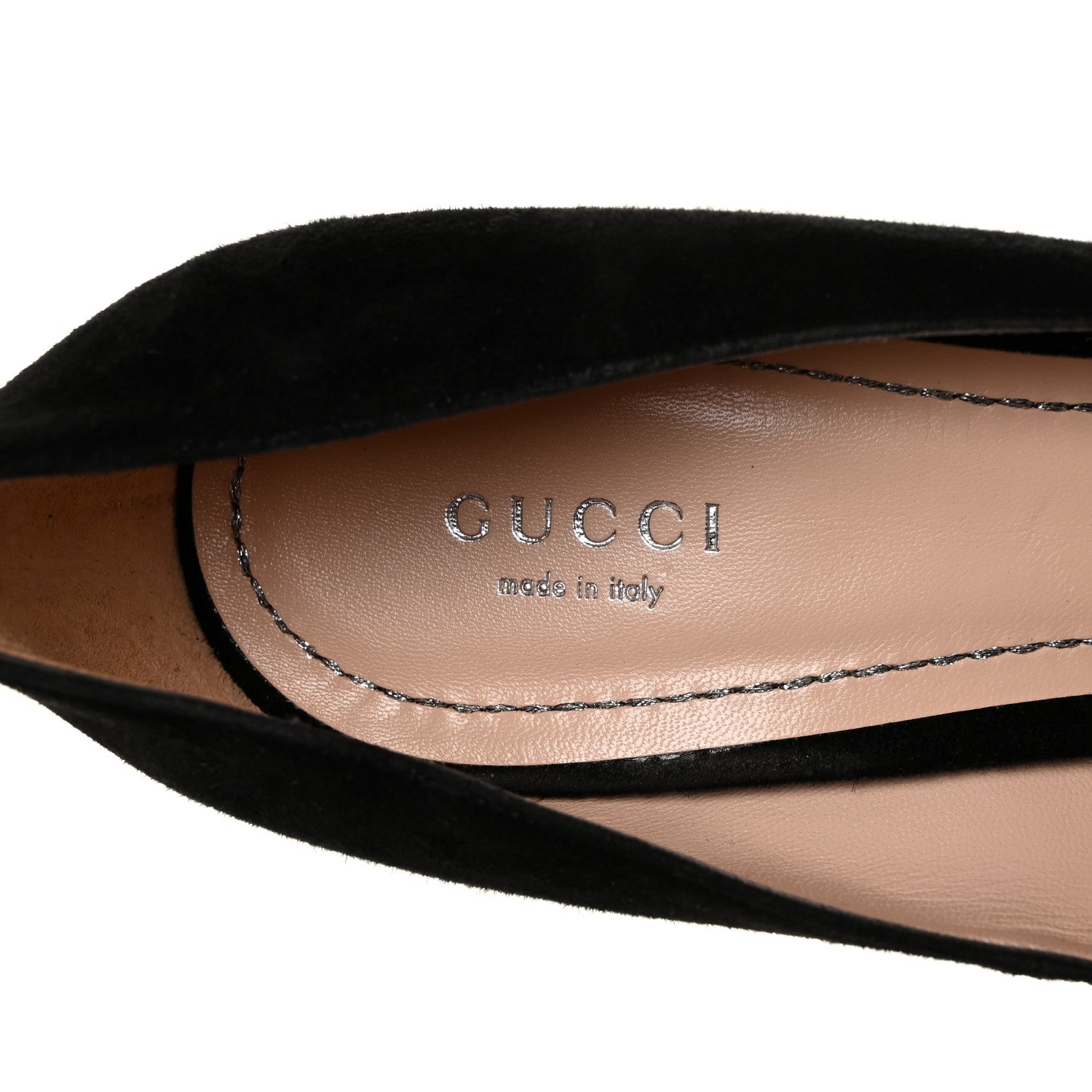 Gucci Suede Dionysus Pumps 41 Black 7 of 9