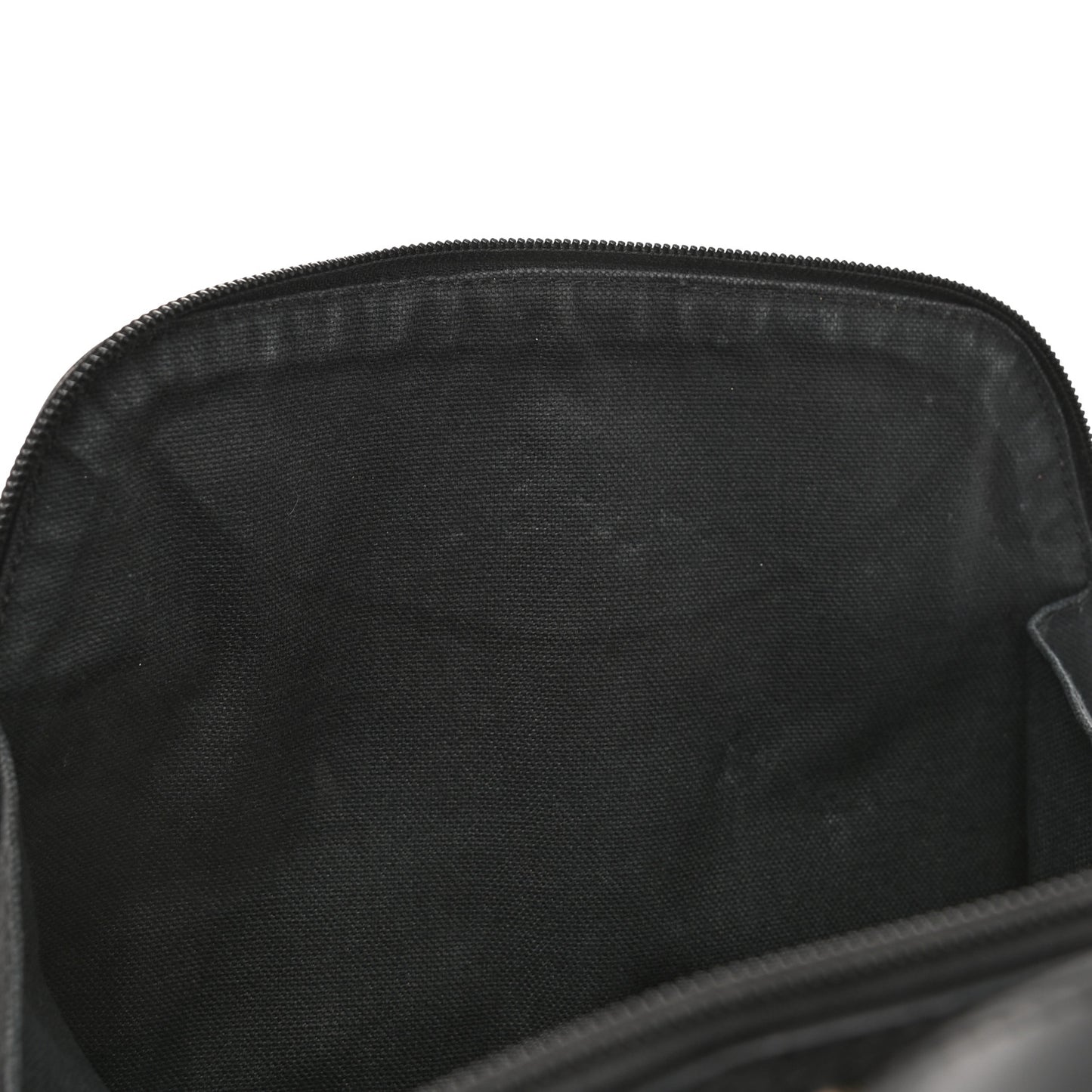 Canvas House Check Backpack Black
