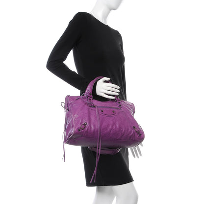 Balenciaga Agneau Classic Hardware City Ultraviolet 2 of 12