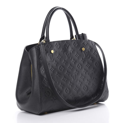 Louis Vuitton Empreinte Montaigne MM Black 3 of 14