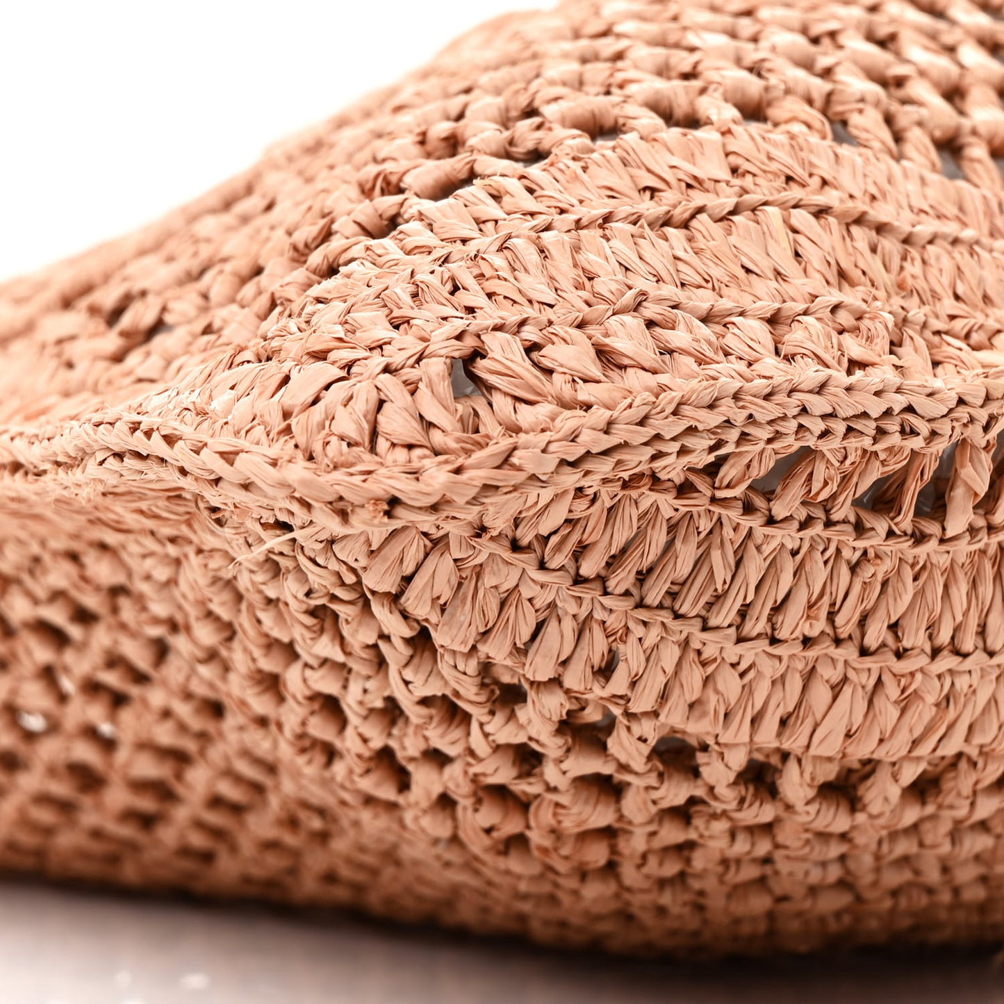 Raffia Summer Banana Tote Summery Beige