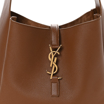 Saint Laurent Smooth Calfskin Small Le 5 A 7 Soft Hobo Fox 7 of 9