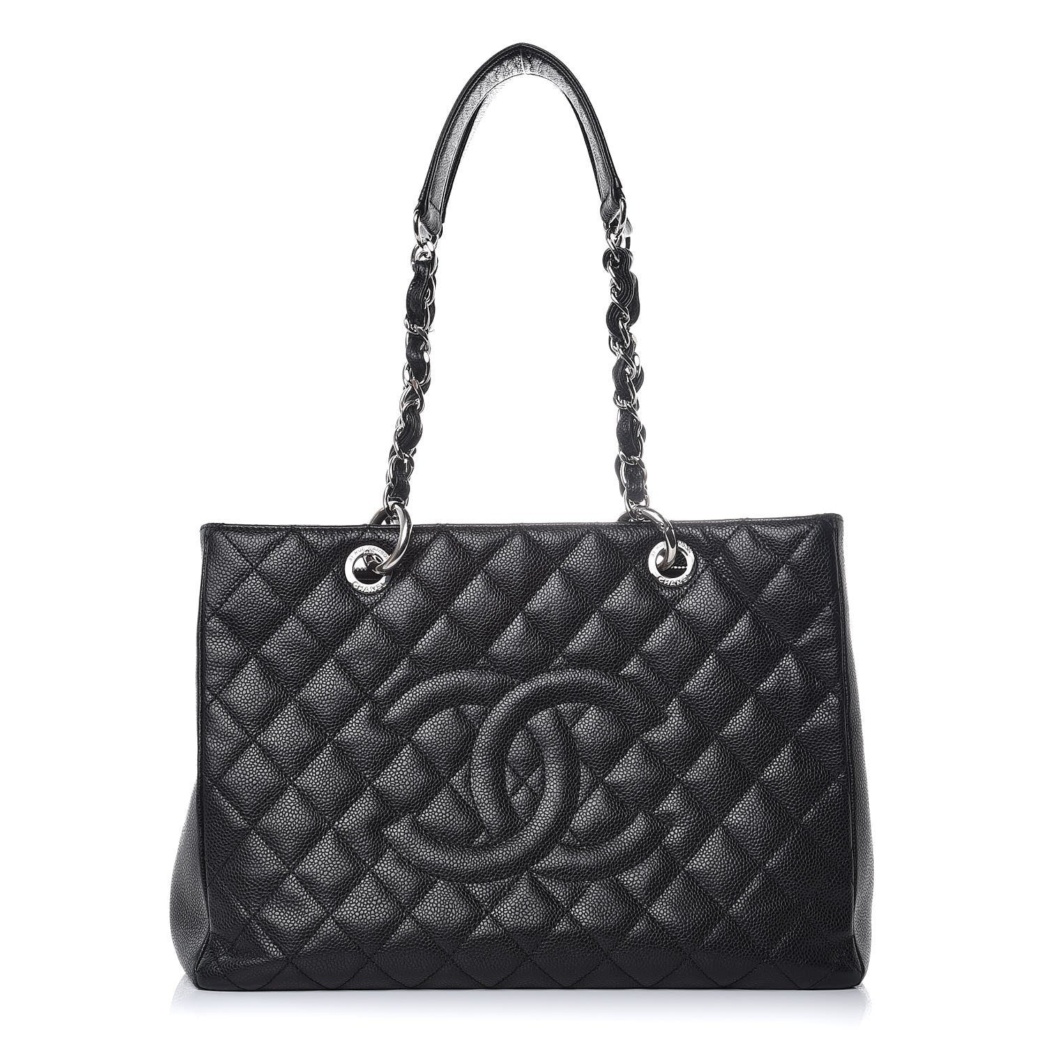Chanel Caviar Quilted Grand Shopping Tote GST Black 1 of 11