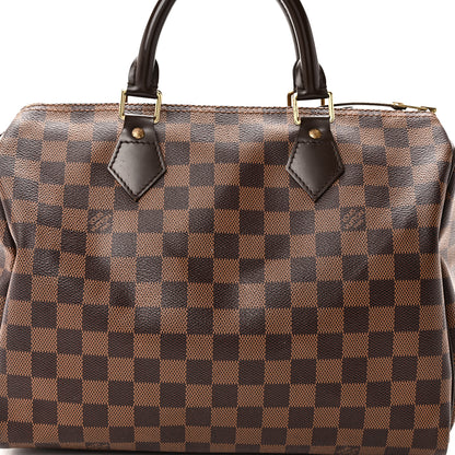 Louis Vuitton Damier Ebene Speedy 30 7 of 9