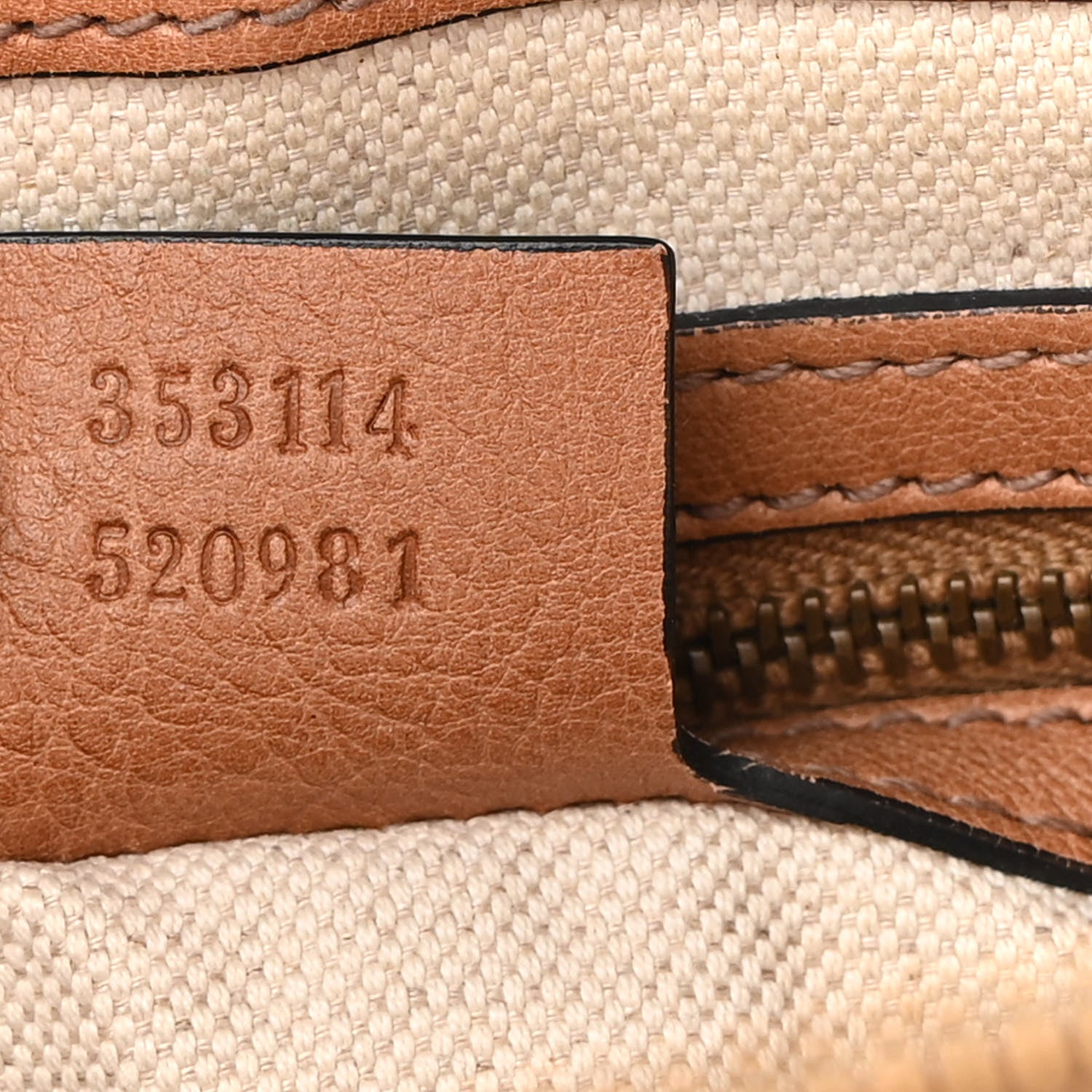 Gucci Monogram Web Rania Top Handle Bag Natural 7 of 12