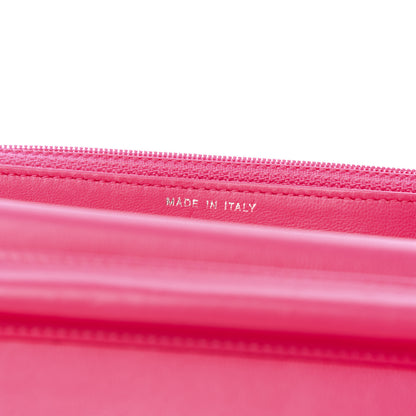 Chanel Lambskin Quilted Wallet On Chain WOC Pink 7 of 11