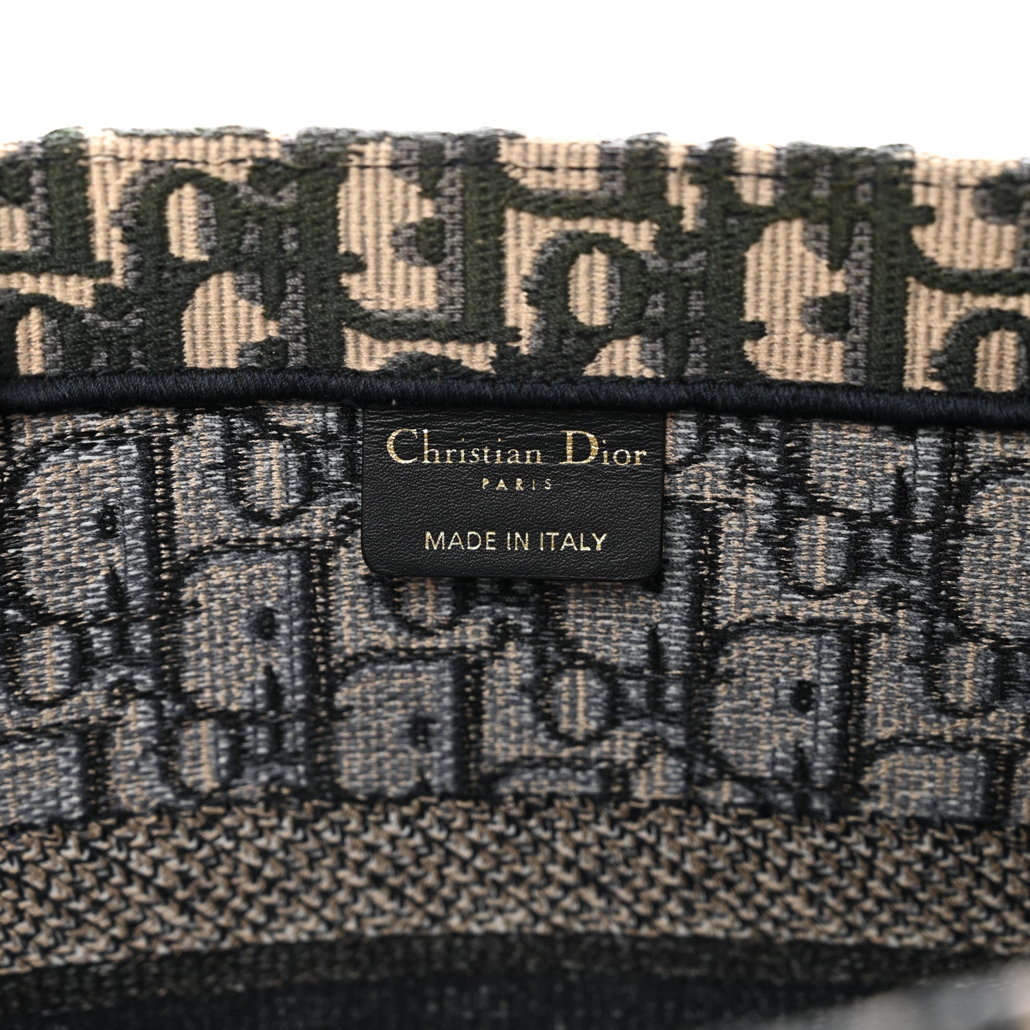 Christian Dior Oblique Medium Book Tote Blue Multicolor 7 of 12
